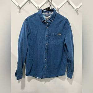 Mens Eddie Bauer button down shirt size large
